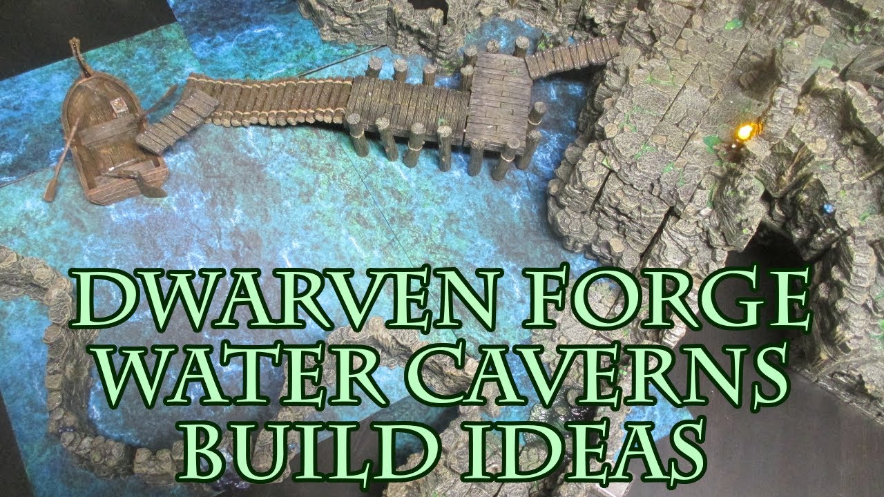 Cavern Open Water Tile Dwarven Forge Factory Painted 