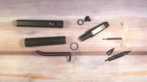 Taking apart a LAMY Safari Umbra fountain pen