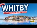 WHITBY | Walk through Whitby, Yorkshire, England | Silent Walk with Natural Sound | 4K Walk