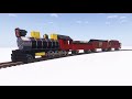 I built The Christmas Town Express using the Create Mod in Minecraft