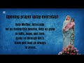🙏 Opening Prayer to Our Lady of the Rosary | 9-Day Novena Start (Powerful Catholic Prayer)
