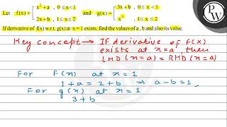 Let \( \mathrm{f}(\mathrm{x})=\left[\begin{array}{ll}x^{2}+a, & 0 \...