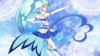 go Princess Precure Cure Mermaid Transformation frame Interpolated