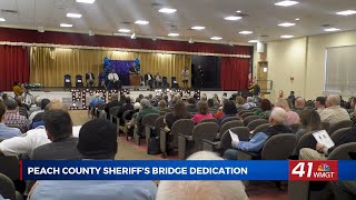 Bridges dedicated to fallen Peach County deputies Patrick Sondron and Daryl Smallwood