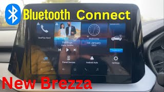 How To Connect Bluetooth In Maruti Suzuki Brezza | Brezza में Bluetooth कैसे connect करें|