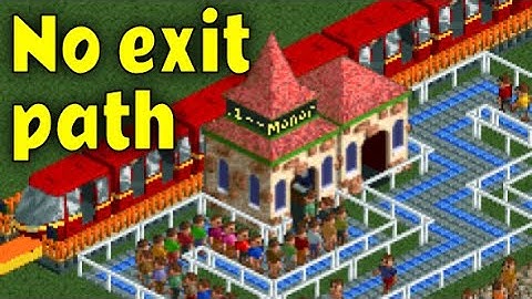 How to save space on Exit Paths in RCT2