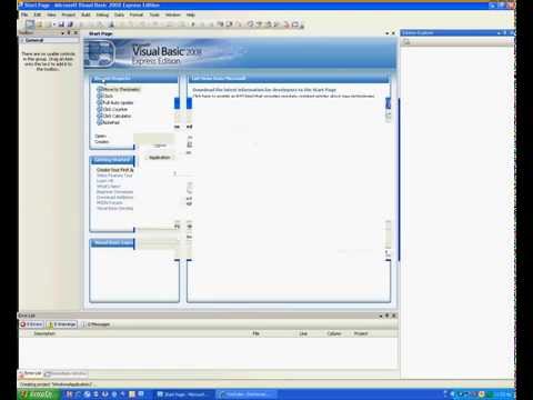 Visual Basic 2008 Tutorial-How to make a template