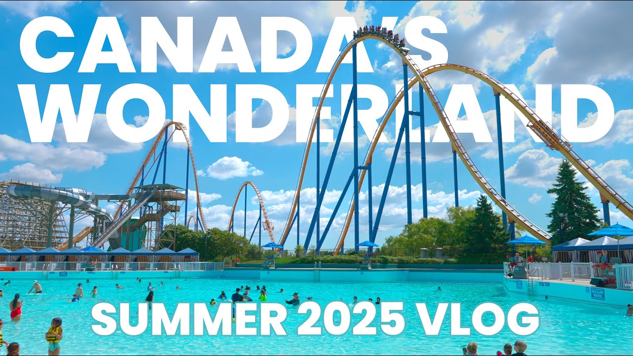 Visiting Canada's MASSIVE Theme Park with 18 Roller Coasters! Canada's Wonderland Vlog 2025