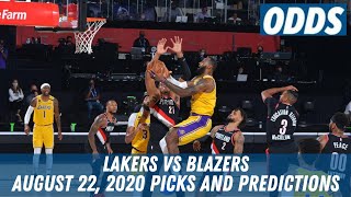 Los angeles lakers vs portland trail blazers pick august 22, 2020.
free nba picks and predictions every day at odds.com. professional
sports bettor handi...