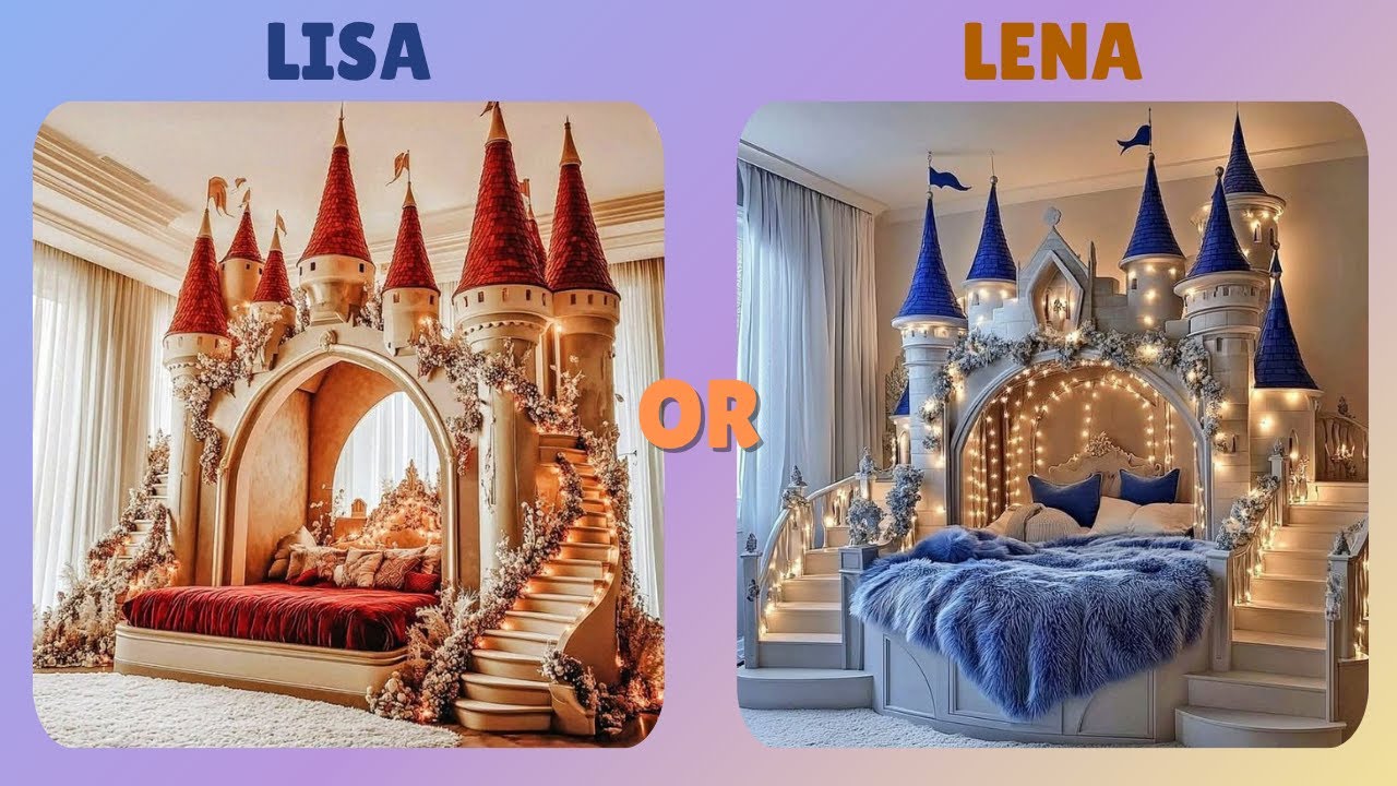 Lisa or Lena Castle Room Battle! Which One’s Your Favorite? 🏰🔥
