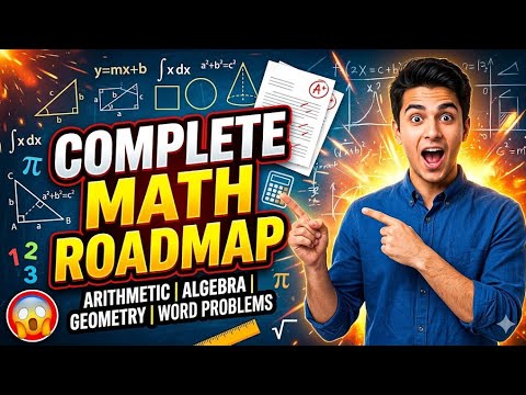 Basic Math Full Roadmap 🔥 Arithmetic + Algebra + Geometry + Word ...