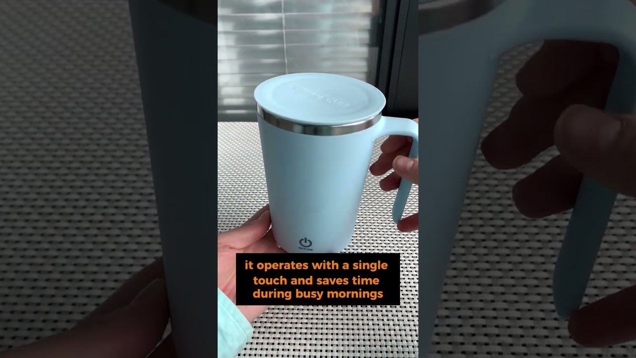 Stir Without a Spoon — Self Stirring Coffee Cup Review  