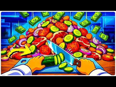 GANHEI MILHÕES CORTANDO PEPINOS | Slice to Meet You