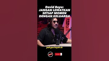DAVID BAYU: "NEVER LOSE MOMENTS WITH YOUR FAMILY" #shorts