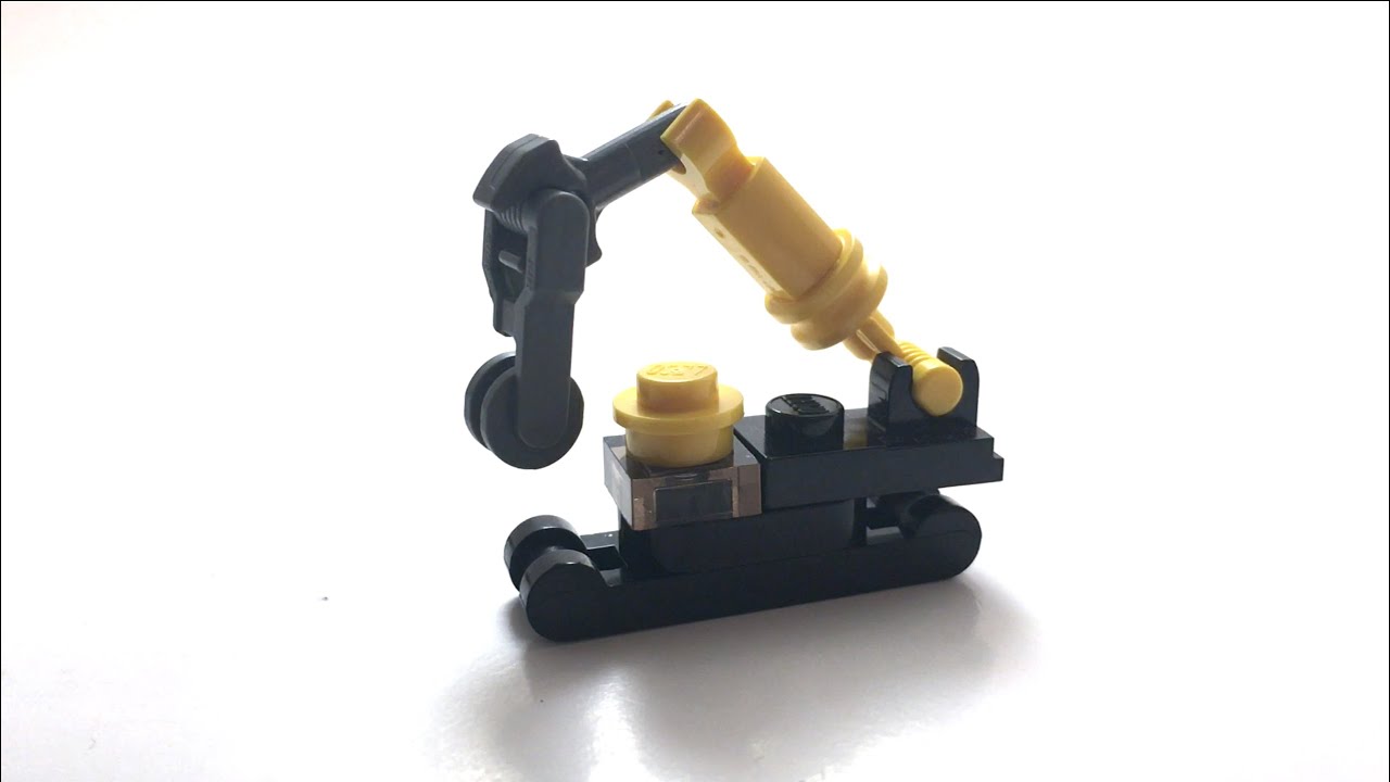 How to Build a LEGO Crane Truck from ONLY 10 Bricks Tutorial YouTube