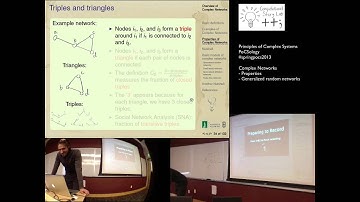 Essential Properties of Complex Networks; Generalized Random Networks.