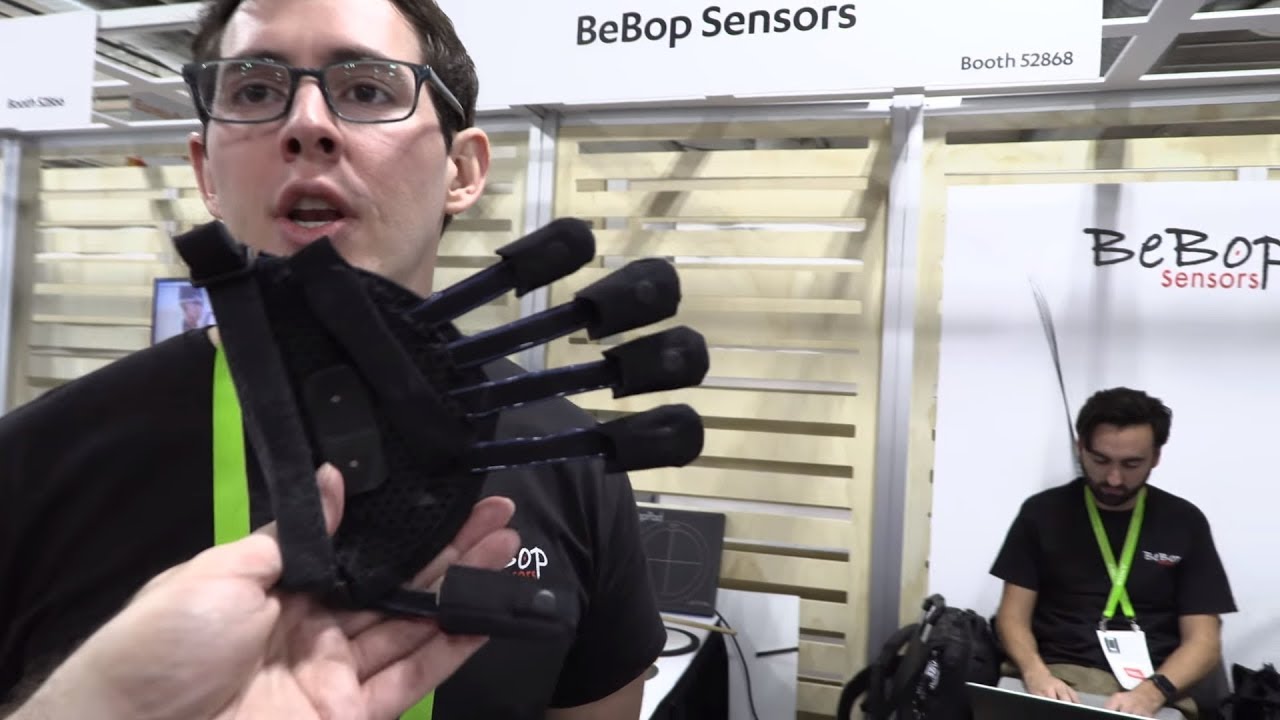 BeBop Sensors, Smart Glove sensing with haptics, Drum Pad at CES 2018 ...