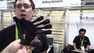 BeBop Sensors, Smart Glove sensing with haptics, Drum Pad at CES 2018