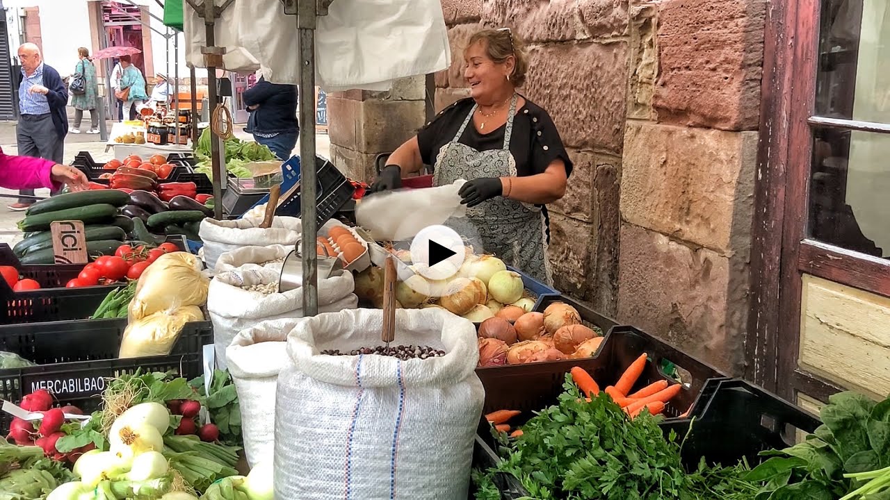 Ayer estuvimos en el mercado de Cabezon de la Sal