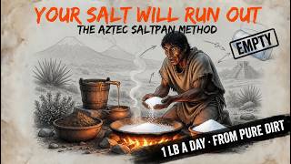Your Salt Will Run Out — The Aztec Saltpan Method That Harvests a Pound a Day From Dirt