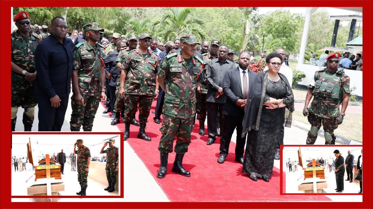 MAMIA YA WATU WAMUAGA MEJA JENERALI CHARLES MBUGE LUGALO