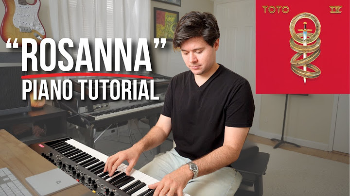 Rosanna Piano version - Piano performance video thumbnail