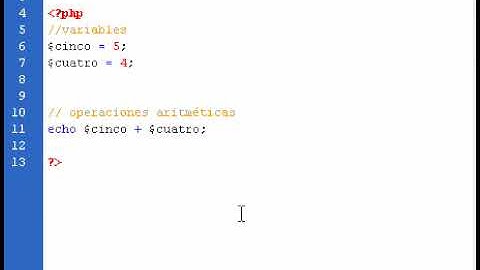 curso php capitulo 3 Operacion basica con variables