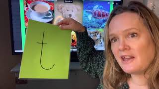 Phonics/Mark Making: t