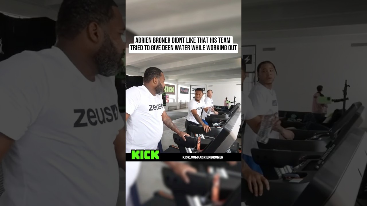 Adrien Broner Didn't Like That His Team Tried To Give Deen Water While Working Out