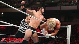 Dolph Ziggler Vs. Bad News Barrett - Intercontinental Le Tournament Match Raw, April 14, 2014