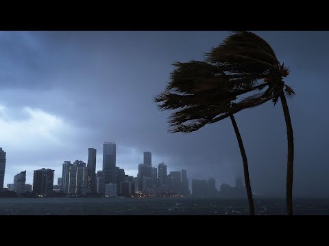 Hurricane Irma bears down on Florida coast– video report - Hurricane Irma bears down on Florida coast– video report