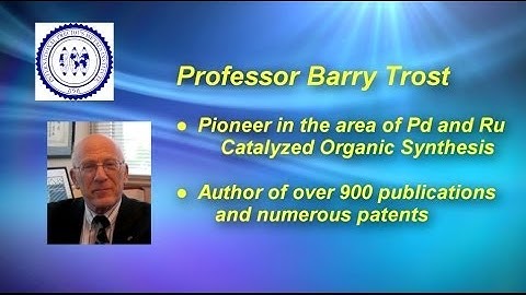 Barry M. Trost receives the 2014 IPMI Jun-Ichiro Tanaka Distinguished Achievement Award