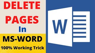 How to delete extra page in MS Word | Delete pdf pages from pdf file | Remove blank pages in MS Word