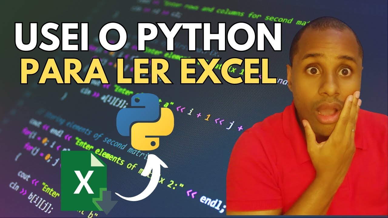 Como LER PLANILHAS EXCEL COM O PYTHON SEM INSTALAR NADA NO COMPUTADOR ...