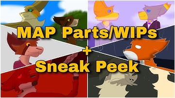 MAP Parts and WIPs! (And PMV Sneak Peek)