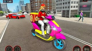 Pizza Delivery : #5 Moto Bike Pizza Delivery - Girl Food Game new Moto Bike Game screenshot 4