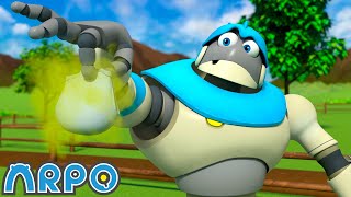 a stinky situation arpo the robot funny kids cartoons kids tv full episode compilation