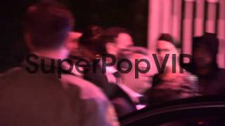 Alessandra Ambrosio and Jamie Mazur depart the 2013 Vanit...