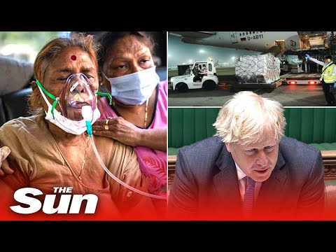 COVID-19 in India: UK sends vital Oxygen & medical equipment as crisis rages on.