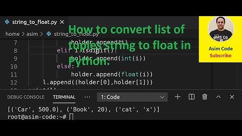 How to convert list of tuples string to float in Python