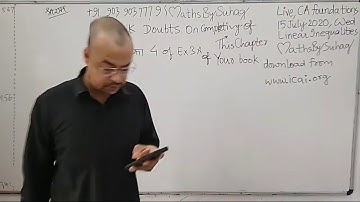 Live Lecture 6 Linear Inequalities Maths By Suhag Sir Teko Classes