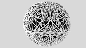 fractal tree on the ball