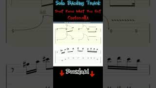 Video thumbnail of "Cinderella Dont Know What You Got Solo Backing Track #shorts #short #Cinderella"