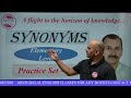 SYNONYMS PYQS FOR SSC-CGL, NDA, CDS, CPO, CHSL, CUET, CET, MTS, CLERK, STENO, JUDICIARY &OTHER EXAMS