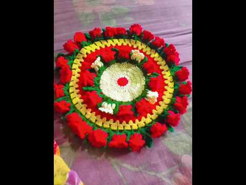হাতের তৈরি থালপোস |#handmade #wollencraft #shorts#viral 👍❤️|