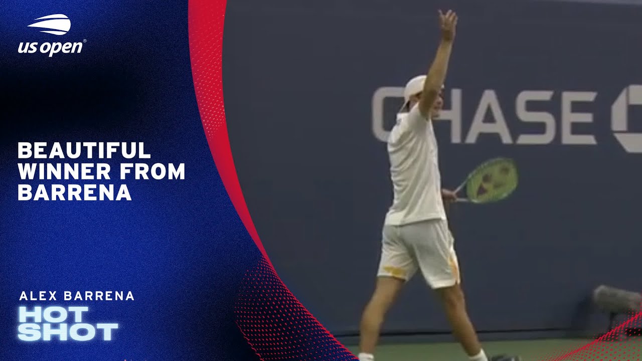 Alex Barrena Hits a Beautiful Passing Winner | 2025 US Open