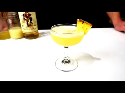 Spiced Pineapple Daiquiri Cocktail Recipe