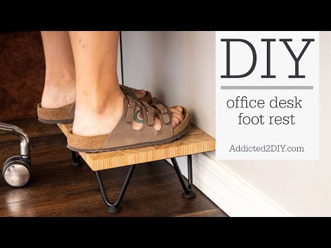 How To Build An Office Desk Foot Rest