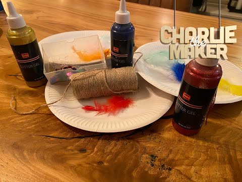 How To Make Your Own Dream Catcher From Paper Plates, String & Glitter