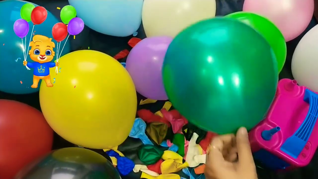 balloons🎈🎈blowing. cutting✂️✂️✂️. video...